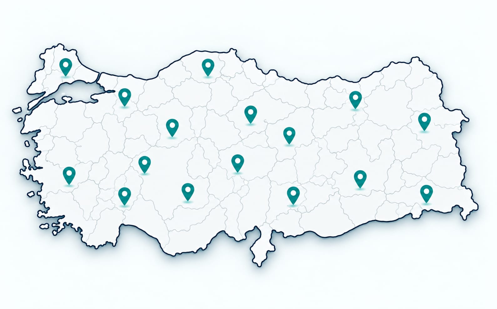 EVGAH Türkiye hizmet ağı